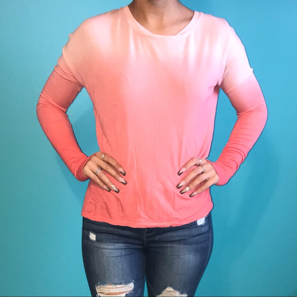 Pink ombréd long sleeve!